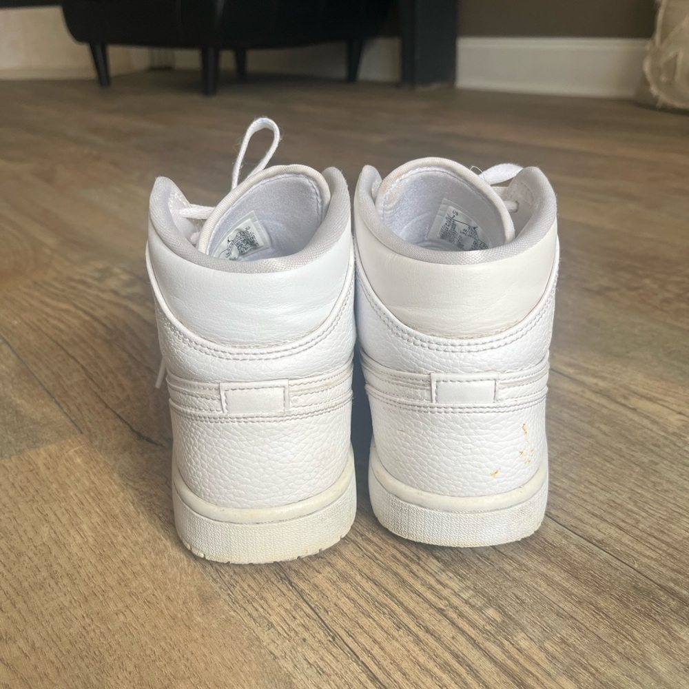 Nike White High-Top Air Jordan Sneakers - Picture 4 of 7